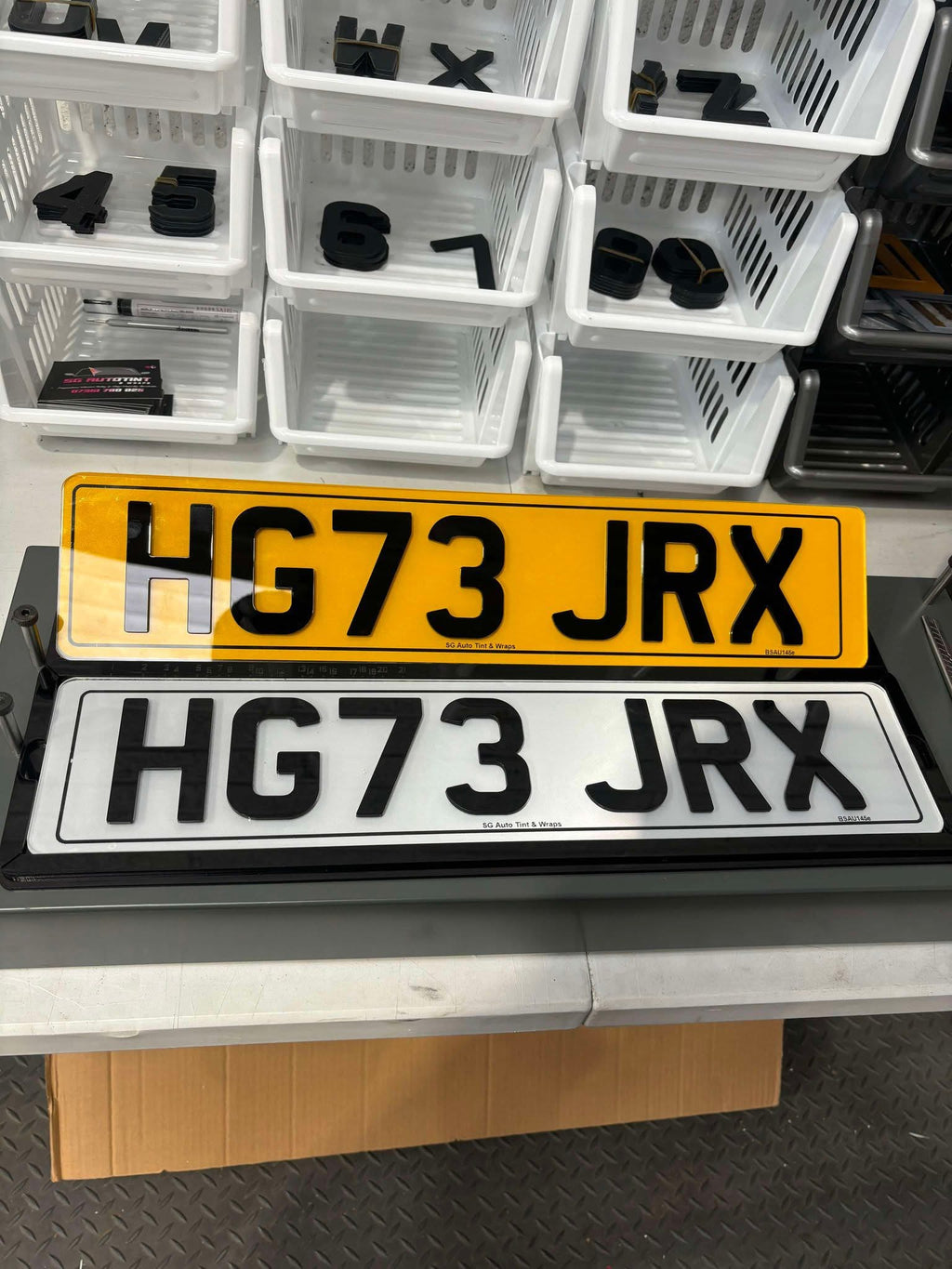 4D 3MM UK number plates